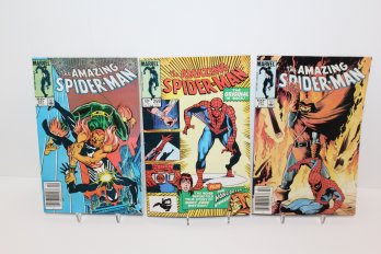 3 Great Issues Of The Amazing Spider-Man, #257, #259, #261 1984-1985
