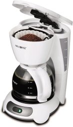 Lot Of 2 Mr. Coffee 4-Cup Coffee Maker Automatic Shut-Off Pause 'n Serve Feature, White
