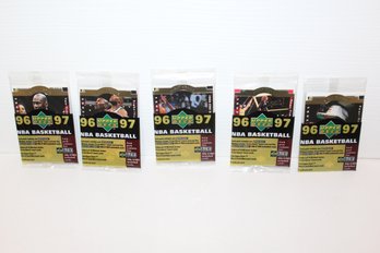 5 Sealed - Upper Deck Collectors Choice Basketball Cards With A Cut Above Michael Jordan, Group 2 No Dupes