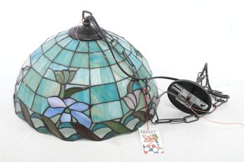 New: Italian Made Tiffany Style Ceiling Light Fixture 'Collezione Leonardo' PE90060