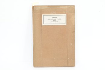 Trees And Other Poems Joyce Kilmer New York George H Doran Poetry American Literature