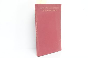 Oscar Wilde, Ballad Of Reading Gaol Horodisch Bibliography Aldus Book Company New York 1954