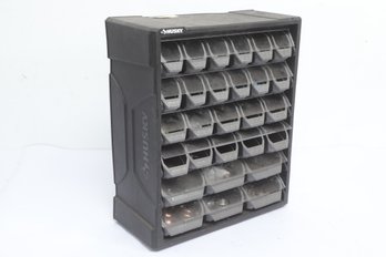 Husky 28 Drawer Small Parts Organizer W/ Contents