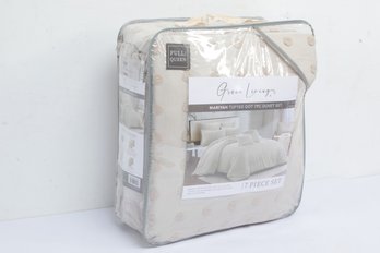 Grace Living Mariyah Tufted Dot 7pc Duvet Set Full/Queen