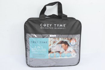 Cozy Time 2 In 1 Warm And Cool 25 Pound Weighted Blanket