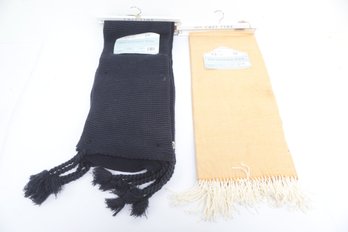 Pair Of Cozy Tyme Knit Decorative Throws 50 X 60