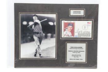 Ted Williams Autographed First Day Cover Cache With Stacks Of Plaques Cert