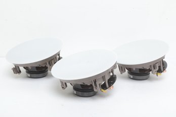 Three Proficient C841 Protege Ceiling LCR Speakers W/ 8' Woofer
