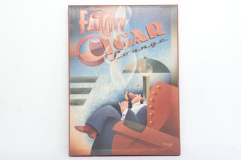 Fat City Cigar Lounge Michael Kungl Art Print