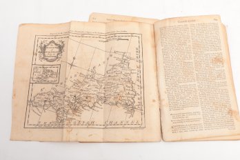 1766 The Universal Museum And Complete Magazine With Folding Cornwall Map And Oroonoko Plate