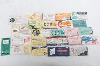 Medical Ephemera Advertising  Ink Blotters -- Archival Collection, Part 2