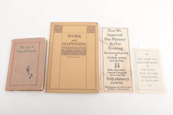 The Law Of Financial Success  Compliments Of Harris T. Fish, With Ephemera