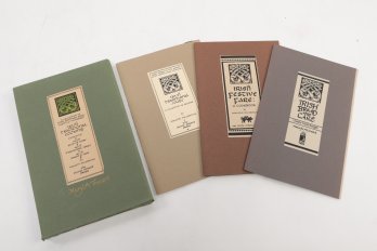Association Copy From The Library Of Mary Travers: Three Signed And Limited Irish Cookery Booklets In Slipcase
