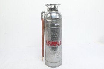 Vintage Kontrol Chrome Plated Fire Extinguisher