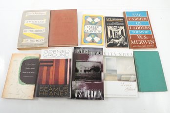 Vintage Scholarly Literature  Book Lot: Poetry