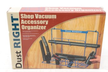 Dust Right Shop Vac Accessory Organizer W/Adapter & Mountable Coupler