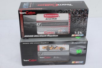 Two Nascar #17 Matt Kenseth Dewalt #97 Kurt Busch Sharpie Diecast Cars