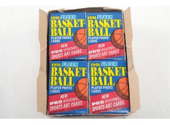 Full Box Of 1991 Fleer Basketball 36 Packs