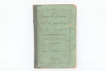HALIFAX IMPRINT 1860s Geography & History Of Nova Scotia, British Possessions, Halifax