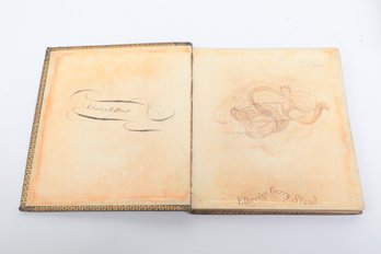 The New-year's Gift, Philadelphia, American Sunday-school Union, N.d. Ca. 1840s, Ownership Drawings, Leather