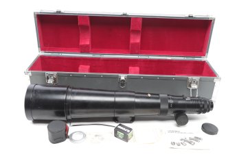 Asahi Pentax Tele Tekumar Lens 1:8 1000 29' In Length With Case And Extra Pieces