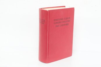 English Czech Czech English Dictionary Alois Cermak Saphrograph Company