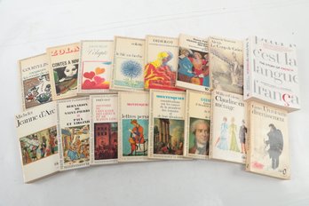 Vintage French Scholarly Book Lot