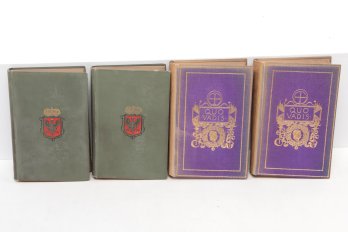 Polish Classics Tho Deluge (1891) & Quo Vadis (1897) First American