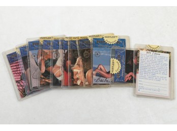 Ultra Rare 1994 Hustler Signed 10 Card Complete Series Limited Edition 11 In Cards Total