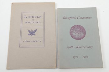 Books On Connecticut History Litchfield, Hartford