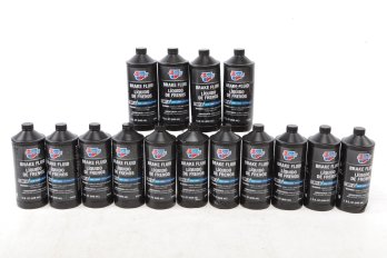 Lot Of 15 Car Quest Dot 3 Brake Fluid 1 Qt Bottles