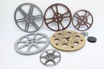 Grouping Of Vintage 16mm Film Reels - Mixed Sizes