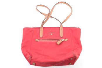 Red Michael Kors Kelsey Tote Handbag