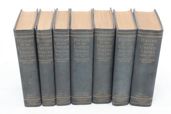 Lot Of 7 History Of The United States 1850-1877 With Pull Out Maps