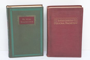 1928 Mental Magnetism & 1926 Instantaneous Personal Magnetism Hard Cover - Ralston University Press