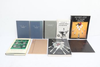 Mixed Grouping Of Sterling & Silver-Plate Reference Books