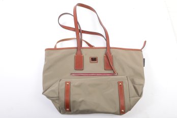 Dooney & Bourke Wayfarer Large Convertible Tote In Taupe