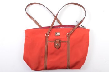 Dooney & Bourke Wayfarer Zip Tote In Orange