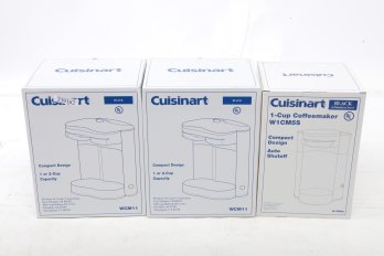 3Cuisinart Coffee Maker 2-Cup Black WCM11 Travel Compact Vacation Beach Camping
