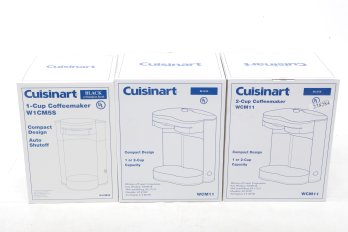 3Cuisinart Coffee Maker 2-Cup Black WCM11 Travel Compact Vacation Beach Camping