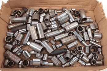 Assorted Socket Lot With Snap On , S.k. Craftsman Mixed In