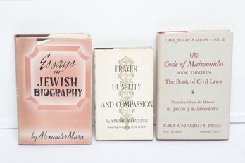 Religion & Jewish Biography Yale Judaica Series The Code Of Maimonides HC DJ Scholarly Lot