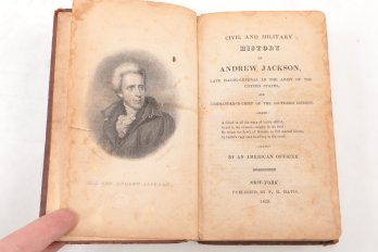 1823 Civil And Military History Of Andrew Jackson