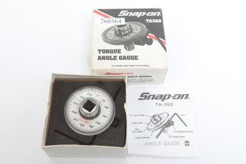 Snap-On Tools 1/2' Drive Torque Angle Gauge Model #TA360