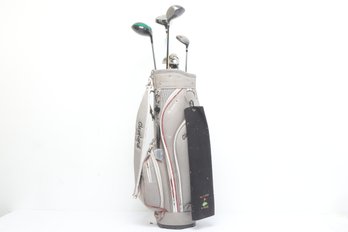 Golf Clubs W/ Balls And Bag
