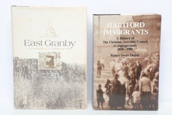 Local History & Hartford Immigrants Signed & Inscribed Author & East Granby Historical Committee HC DJ