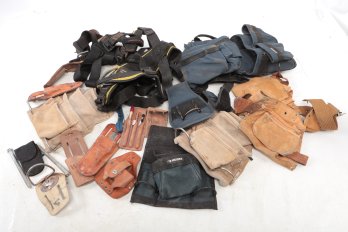 Bin Full Of Used Tool Belts