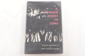 SIGNED 1970 A Somber Night In June. John McCarthy Samson And William Cartwright III