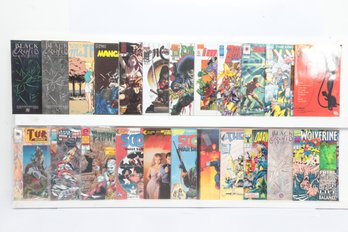 Assorted Comic Book W/ DarkHawk, Xmen, Banished Knights, Etc.