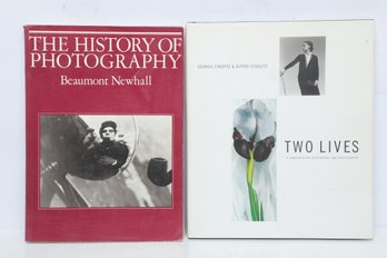 Photography & Art History Two Lives Georgia O Keeffe & Stieglitz & History Of Photography 2pc HC DJ Scholarly